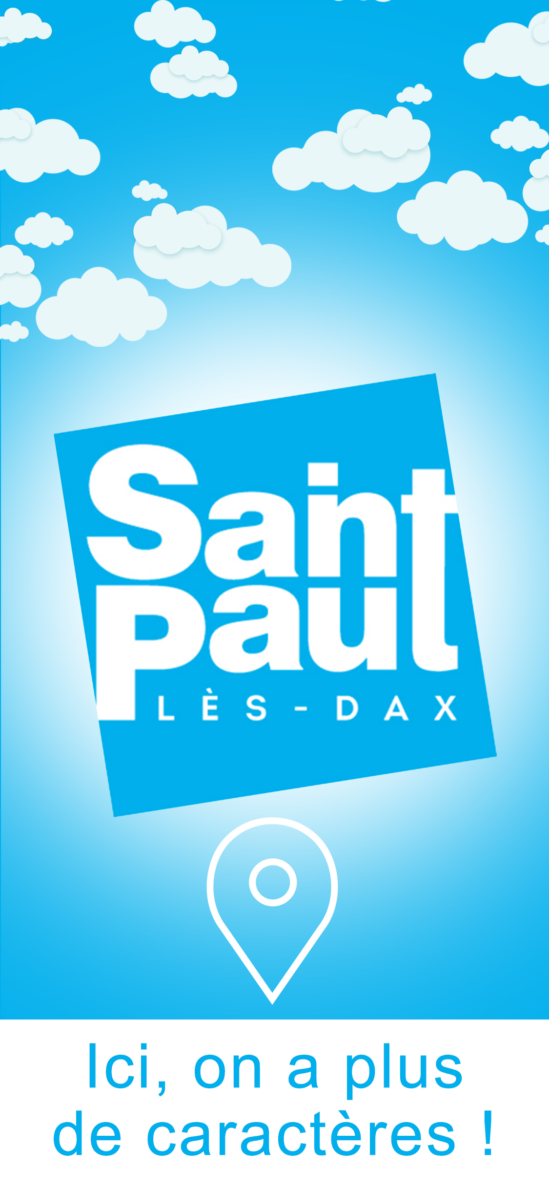 Visuel magie numérique pour la ville de Saint Paul Les Dax